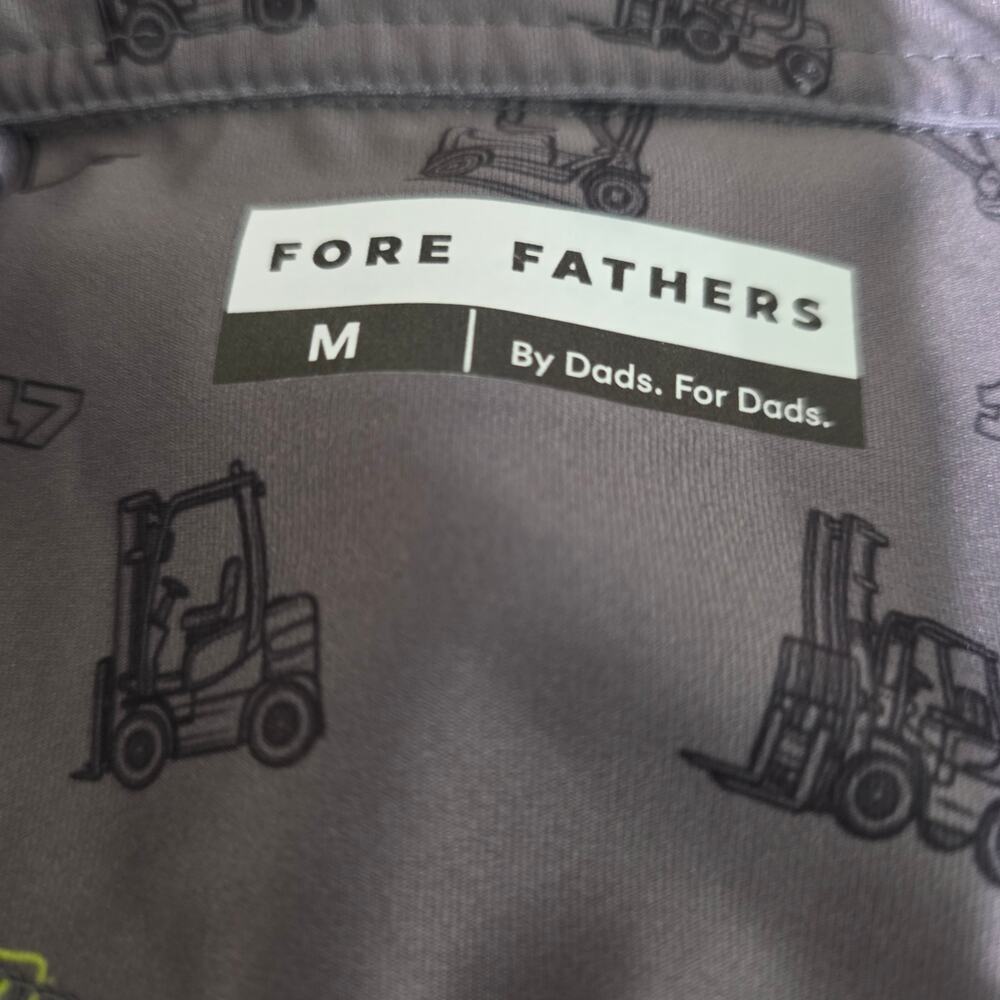 Fore Fathers 1917 Clark Tructractor Polo Gray Size M View 5